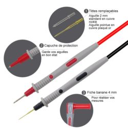 Kit accessoires multimètre 21 en un