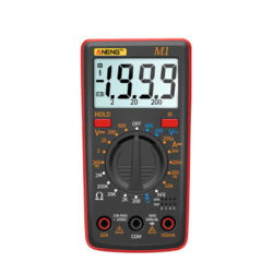 Multimètre Numérique AC DC Pince Voltmètre Ampèremètre Ohmmètre Volt  Testeur LCD Mètre Test de Continuité Diode Testeur de Tension pour Prise